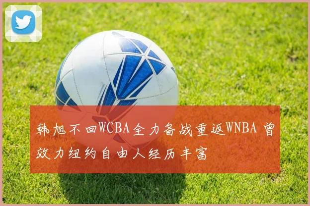 韩旭不回WCBA全力备战重返WNBA 曾效力纽约自由人经历丰富